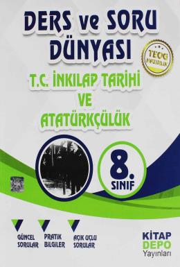 Kitap Depo 8.Sınıf T.C İnkılap Tarihi ve Atatürkçülük Ders ve Soru Dün