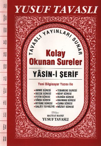 Kolay Okunan Sureler Yasini Şerif Fihristli Rahle Boy %17 indirimli Yu