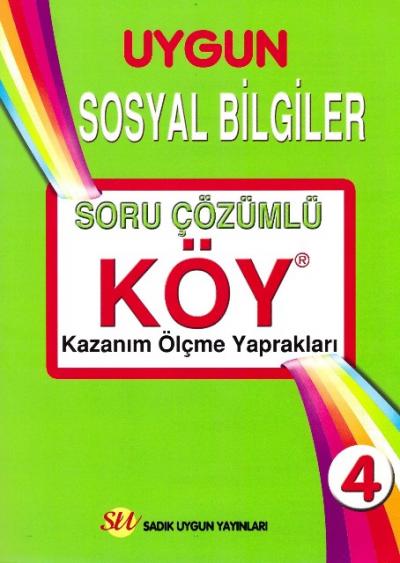 Sadık Uygun KÖY Sosyal Bilgiler 4. Sınıf