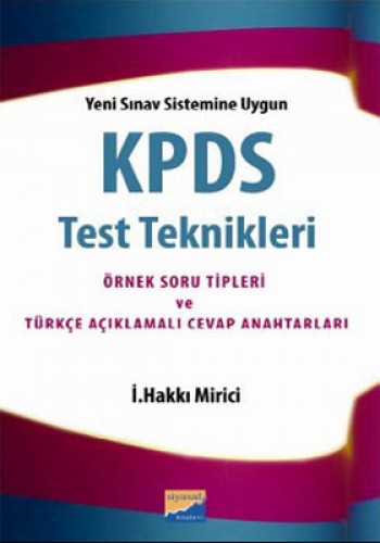 Siyasal KPDS Test Teknikleri %17 indirimli İ.Hakkı Mirici