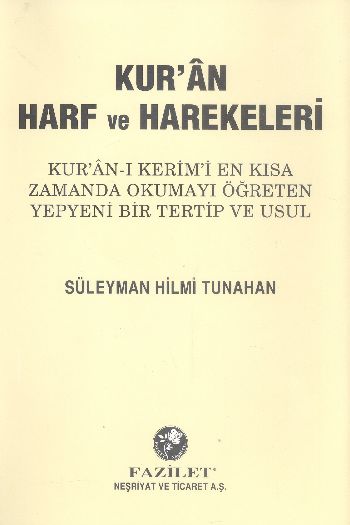 Kuran Harf ve Harekeleri Elifbası Rahle Boy