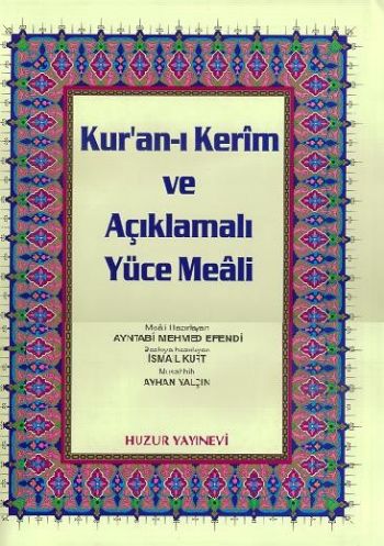 Kuranı Kerim ve Açıklamalı Yüce Meali Cami Boy Üçlü %17 indirimli Aynt