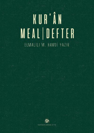 Kur'an Meal-Defter %17 indirimli Elmalı M.Hamdi Yazır