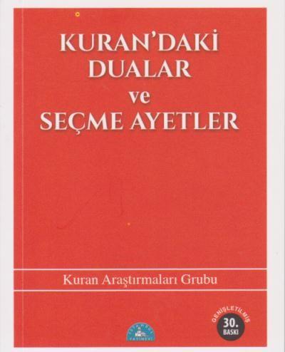 Kurandaki Dualar ve Seçme Ayetler %17 indirimli Kuran Araştırmaları Gr