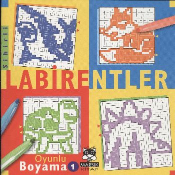 Labirentler Oyunlu Boyama-1 %17 indirimli Kollektif