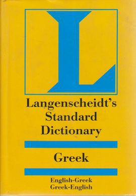 Langenscheidt’s Standard Dictionary Greek George A. Magazis