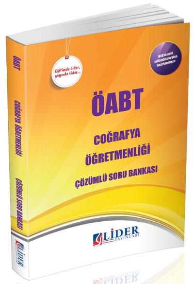 Lider ÖABT Coğrafya Öğretmenliği Çözümlü Soru Bankası