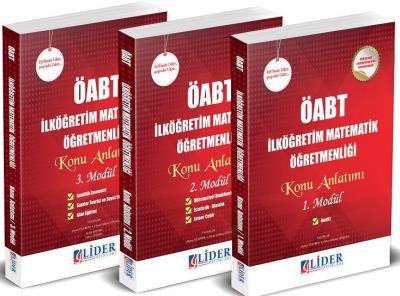 Lider ÖABT İlköğretim Matematik Öğretmenliği Konu Anlatımlı Set 2018 L