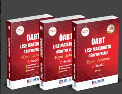 Lider ÖABT Lise Matematik Öğretmenliği Konu Anlatımlı Set 2018 Lider Y