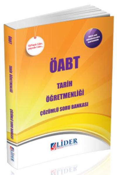 Lider ÖABT Tarih Öğretmenliği Çözümlü Soru Bankası Lider Yayınları Kom