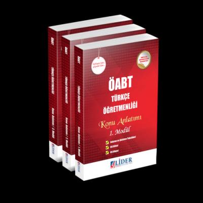 Lider ÖABT Türkçe Öğretmenliği Konu Anlatımlı Set 2018 Lider Yayınları
