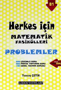 Lodos Yayınları Herkes İçin Matematik Fasikülleri Problemler Tuncay Çe