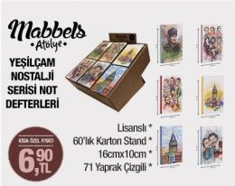 Mabbels Atölye Yeşilçam Nostalji Serisi Not Defterleri (60 Adet Set) K