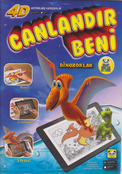 Magic Book Dinozorlar-Canlandır Beni 4D %50 indirimli Kolektif - Mağic