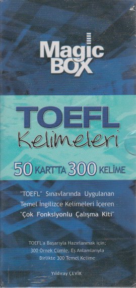 Magic Box TOEFL Kelimeleri (50 Kartta 300 Kelime)