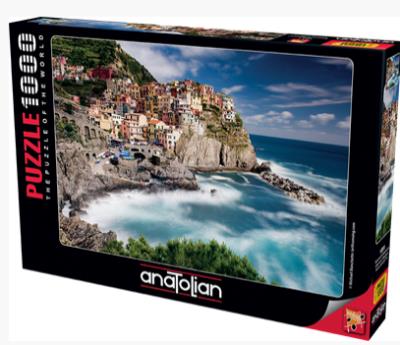 Anatolian-Manarola'da Akşamüstü 1000 Parça Puzzle (1051) Kolektif