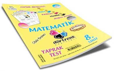 Matematik Soru Bankası Zenginliğinde Okula Yardımcı 8. Sınıf Yaprak Test