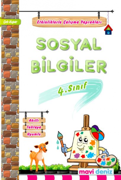 Mavi Deniz Yayınları 4.Sınıf Sosyal Bilgiler Çalışma Kitabı