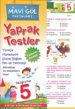 Mavigöl 5. Sınıf Tüm Dersler Yaprak Test Kolektif