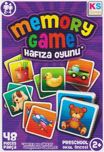 Memory Game Hafıza Oyunu 2-4 Yaş 48 Parça