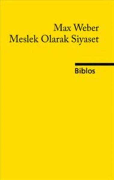 Meslek Olarak Siyaset