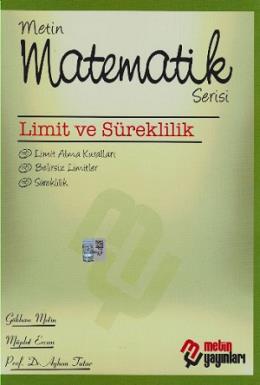 Metin Yayınları Limit Ve Süreklilik Kolektif