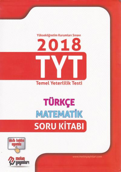 Metin YKS TYT Türkçe Matematik Soru Kitabı 2018 Kolektif