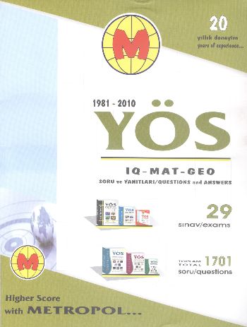 Metropol YÖS Sınav Soruları Komisyon