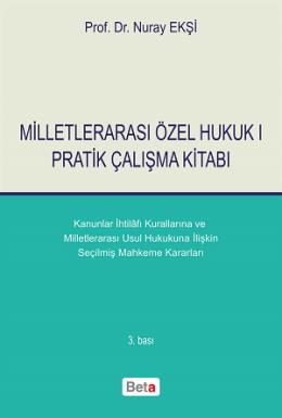 Milletlerarası Özel Hukuk I Pratik Çalışma Kitabı