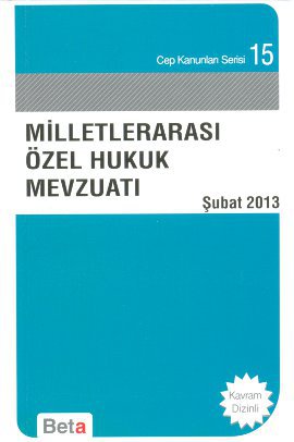 Cep-015: Milletlerarası Özel Hukuk Mevzuatı %17 indirimli