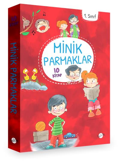 Minik Parmaklar Serisi (Düz Yazı) 1. Sınıf - 10 Kitap