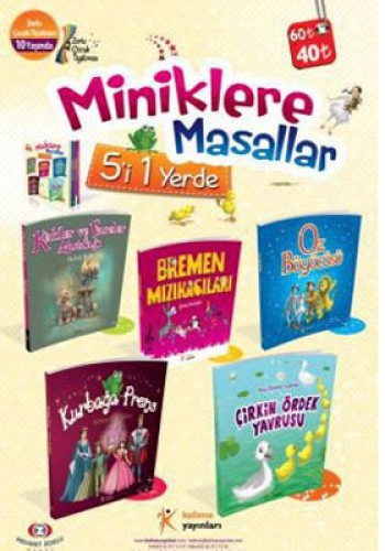 Miniklere Masallar (5 Kitaplık Masal Seti)