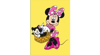 Minnie Mouse Poşetli Orta Boy Kum Boyama 218-M-01