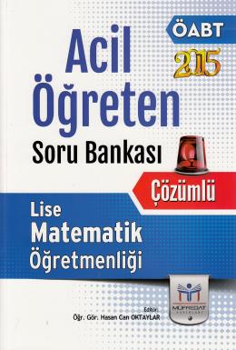 Müfredat 2015 ÖABT Lise Matematik Öğretmenliği Soru Bankası