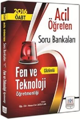 Müfredat 2016 ÖABT Fen ve Teknoloji Öğretmenliği Acil Öğreten Çözümlü Soru Bankası