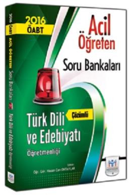 Müfredat 2016 ÖABT Türk Dili ve Edebiyatı Öğretmenliği Acil Öğreten Çözümlü Soru Bankası