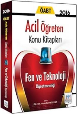Müfredat Yayınları 2016 ÖABT Fen ve Teknoloji Öğretmenliği Acil Öğreten Konu Kitabı