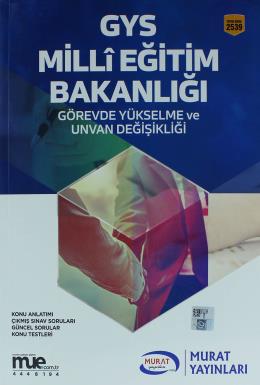 Murat 2018 GYS Milli Eğitim Bakanlığı Görevde Yükselme ve Unvan Değişikliği