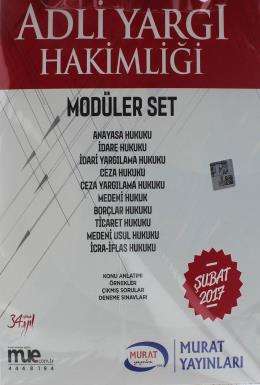 Murat Yayınları 2018 Adli Yargı Hakimliği Seti