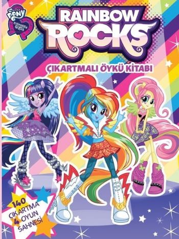 My Little Pony Rainbow Rocks Çıkartmalı Öykü Kitabı Kolektif
