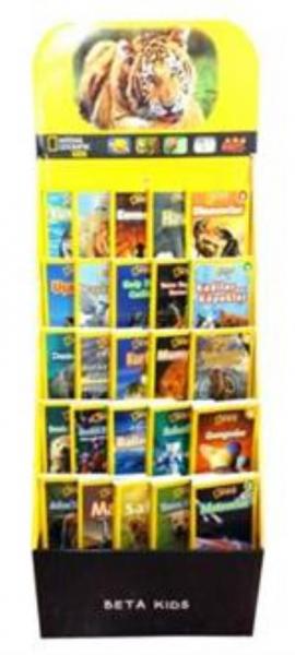 National Geographic Kids (Okuma) Kitapları Stantı - 155 Kitap Beta Bas