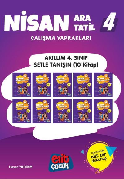 Elitçocuk 4. Sınıf Nisan Ara Tatili Çalışma Yaprakları