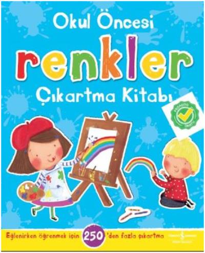 Okul Öncesi Renkler Çıkartma Kitabı