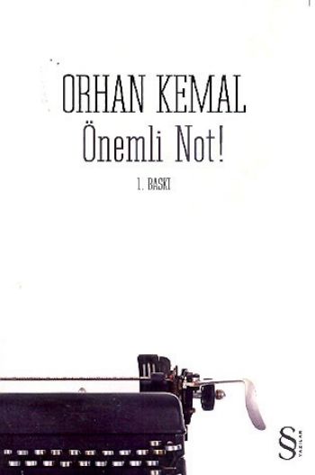 Önemli Not! %17 indirimli Orhan Kemal