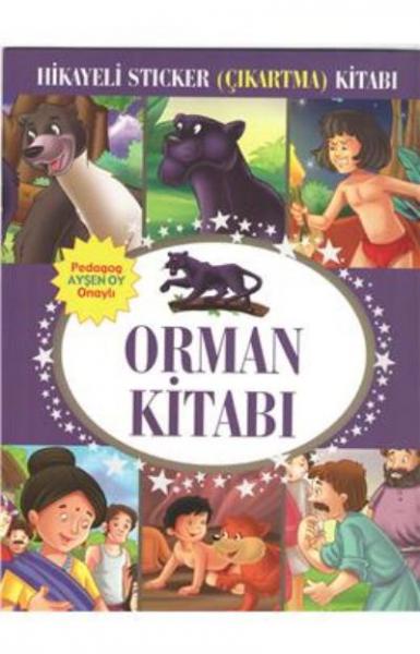 Orman Kitabı Hikayeli Sticker (Çıkartma) Kitabı