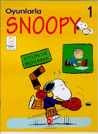 Oyunlarla Snoopy 1 Oyun ve Boyama