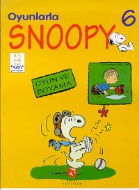 Oyunlarla Snoopy 6 Oyun ve Boyama