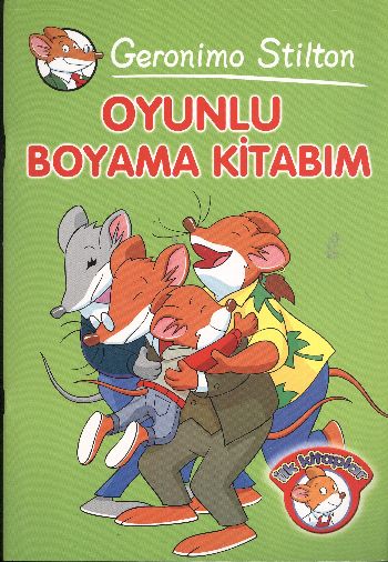 İlk Kitaplar-Oyunlu Boyama Kitabım %25 indirimli Geronimo Stilton