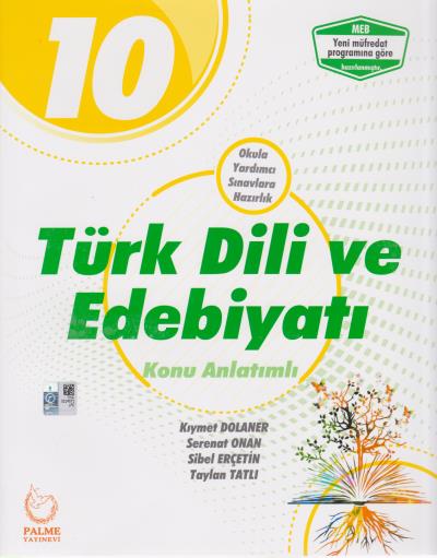 Palme 10.Sınıf Türk Dili ve Edebiyatı Konu Anlatımlı Yeni Palme Yayınc
