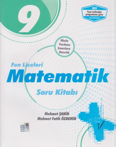 Palme 9.Sınıf Fen Liseleri Matematik Soru Kitabı Yeni Mehmet Şahin-Meh